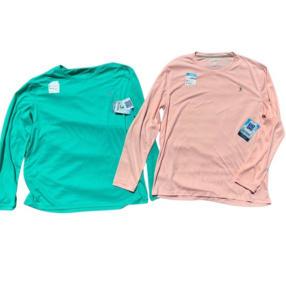 Reel Legends Freeline Shirts (2) Men's Large UPF30 Quick Dry Long Sleeve Fishing - Picture 1 of 11